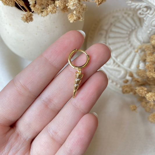 #00131-6 Copper Gold Plated Piercing