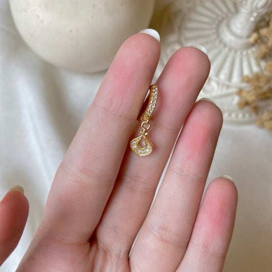 #00133-3 Copper Gold Plated Piercing