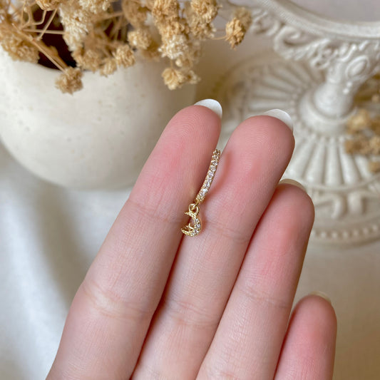 #00135-4 Copper Gold Plated Piercing