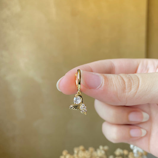 #00136-2 Copper Gold Plated Piercing