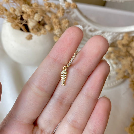 #00137-2 Copper Gold Plated Piercing