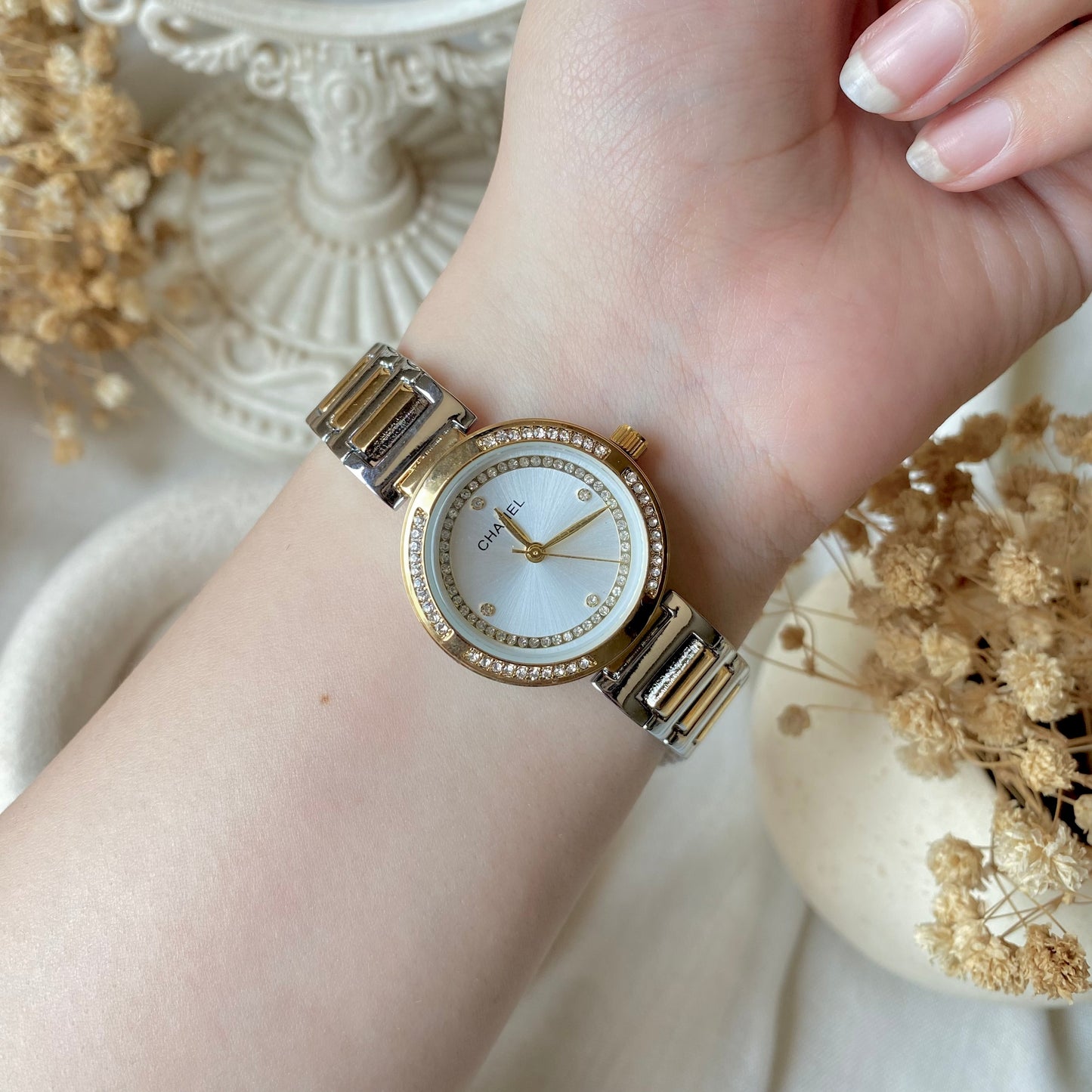 0009 Gold Plated stainless steel Watch