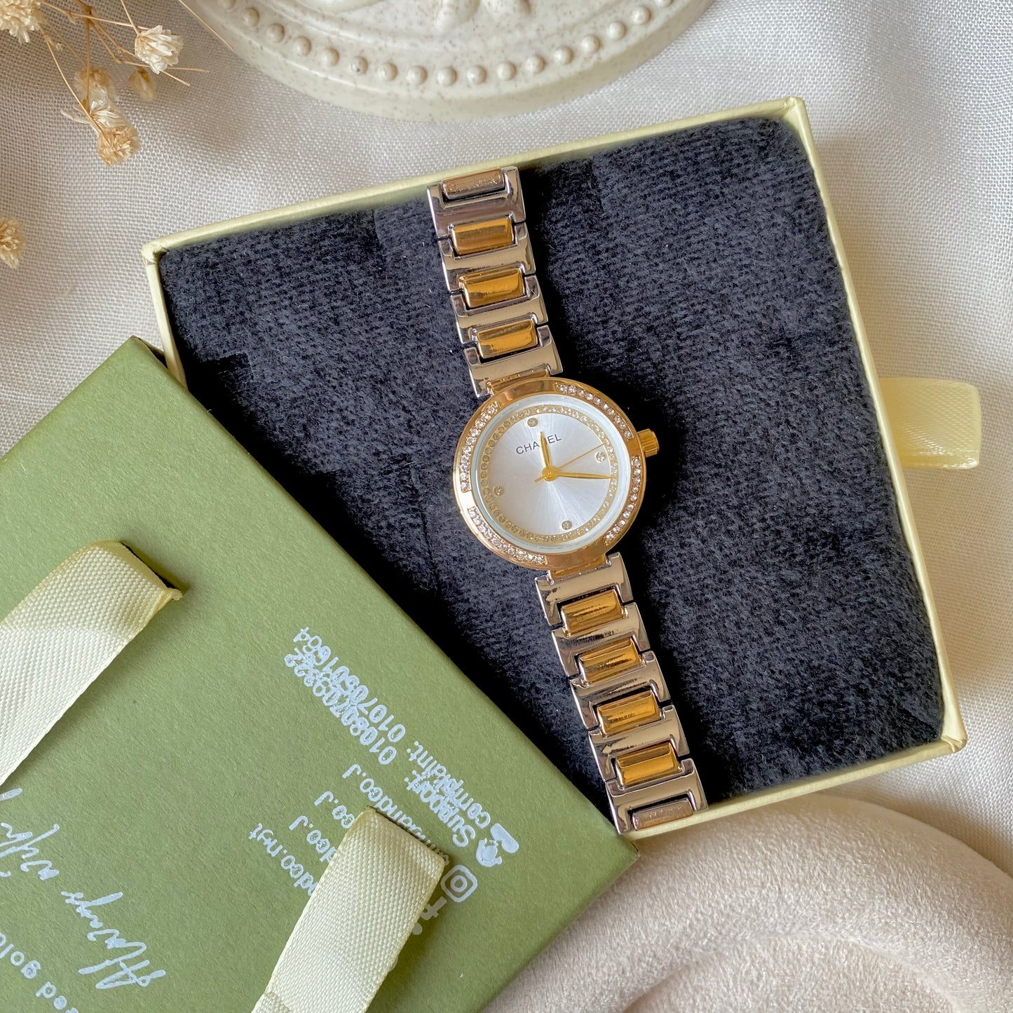 0009 Gold Plated stainless steel Watch
