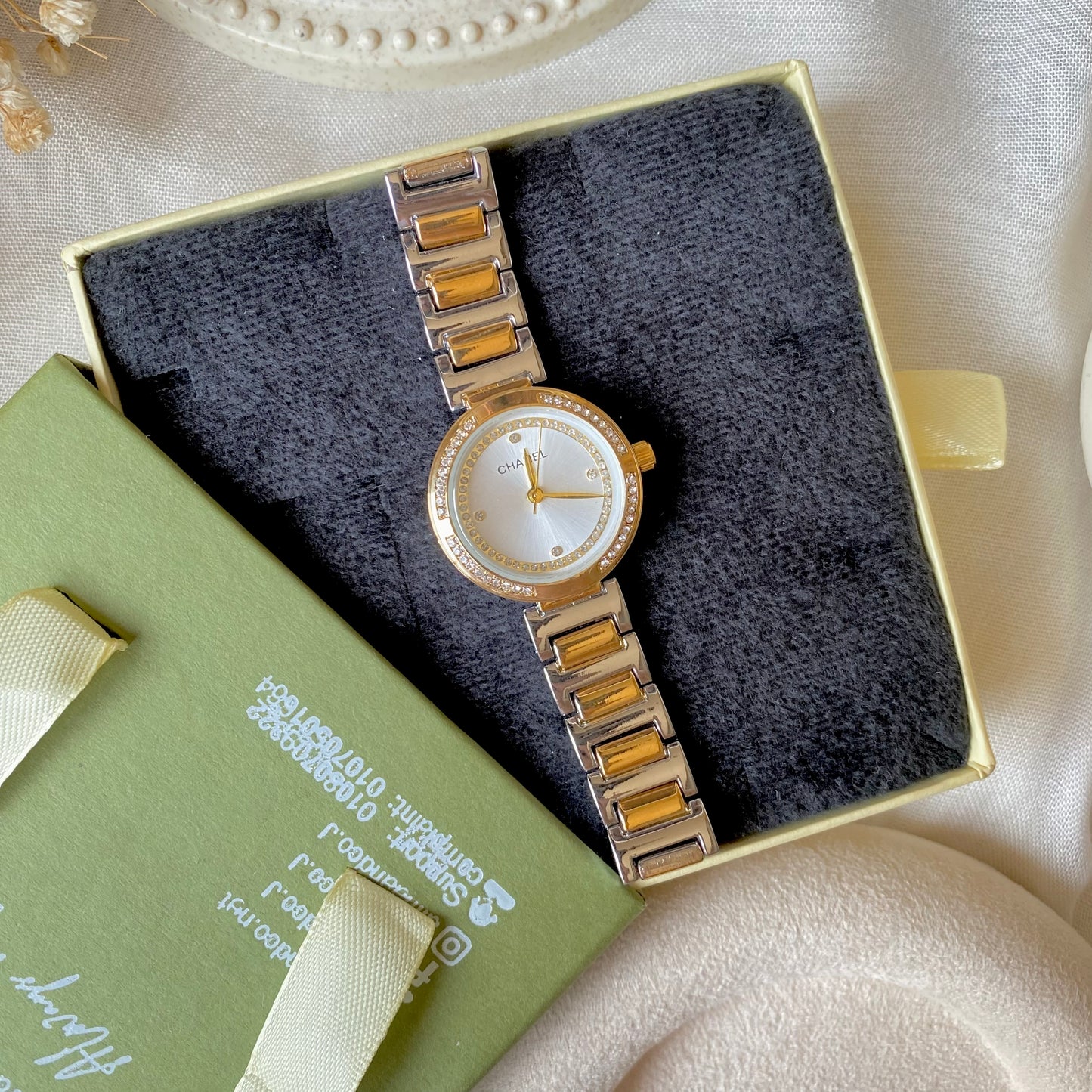 0009 Gold Plated stainless steel Watch