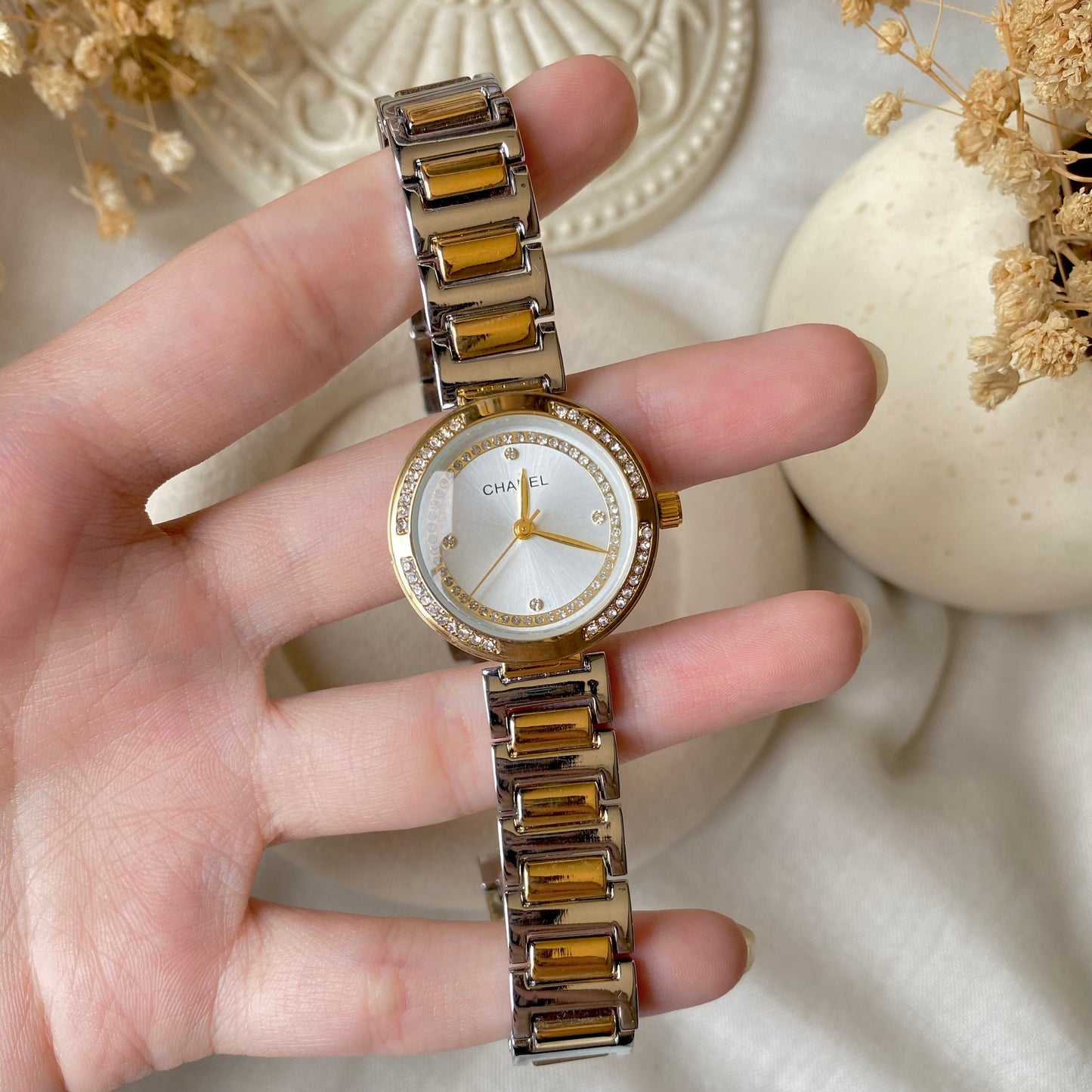 0009 Gold Plated stainless steel Watch