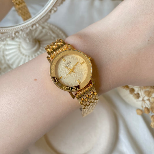 0010-2 Gold Plated stainless steel Watch