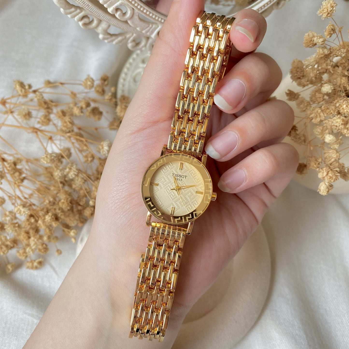 0010-2 Gold Plated stainless steel Watch