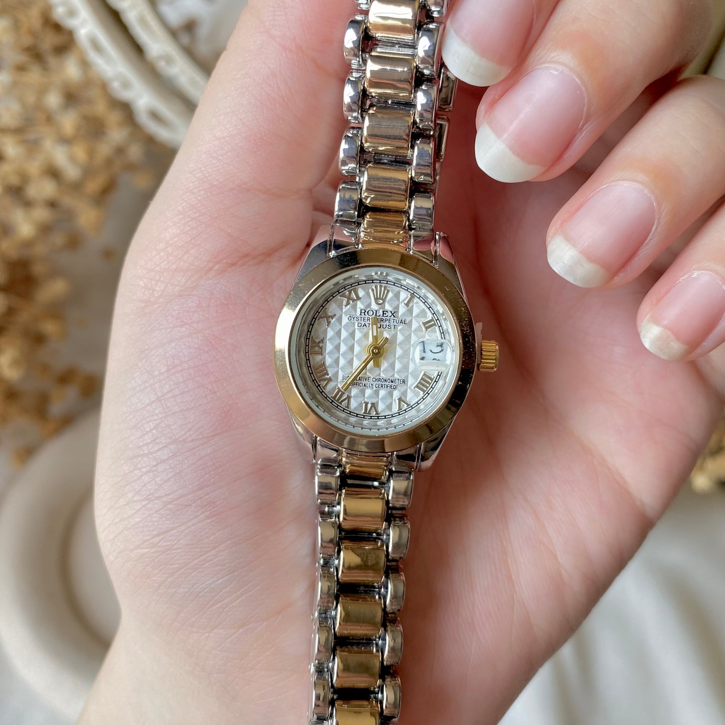 0012 Gold Plated stainless steel Watch