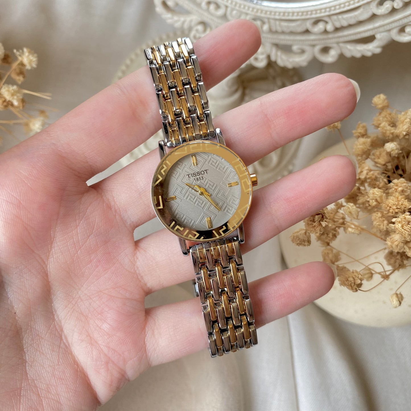0010-3 Gold Plated stainless steel Watch