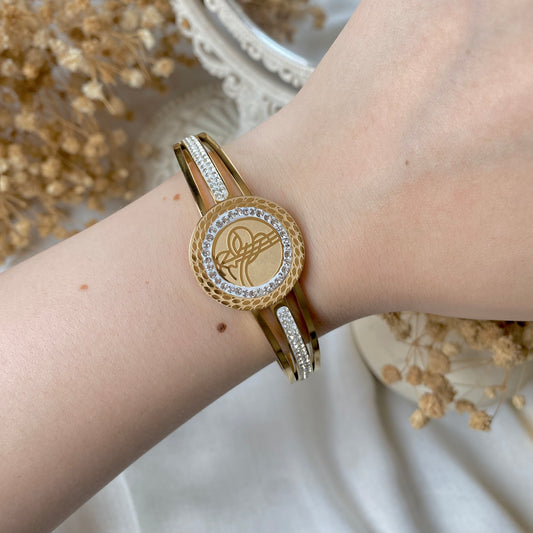 20369 Gold Plated Bangle