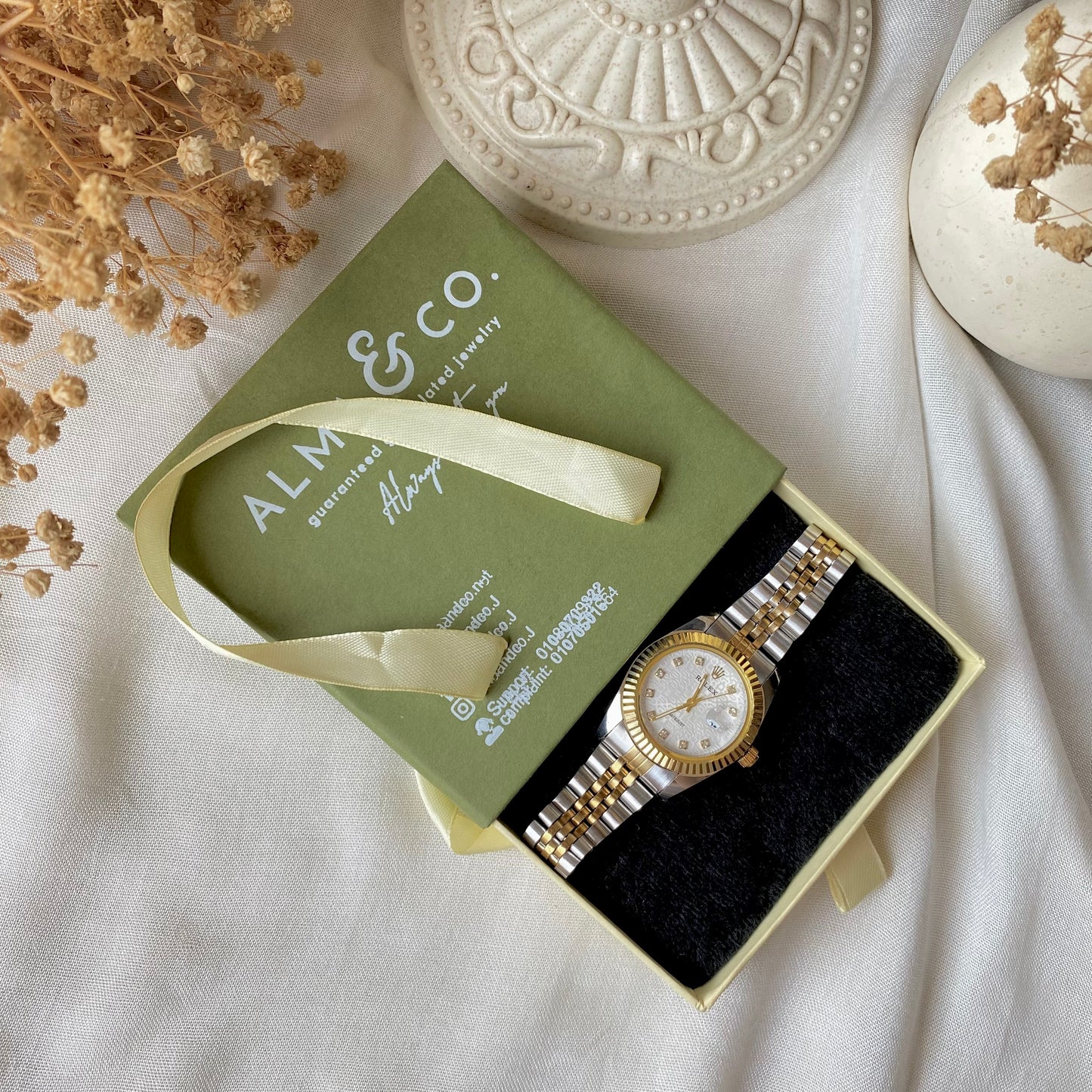 0014 Gold Plated stainless steel Watch