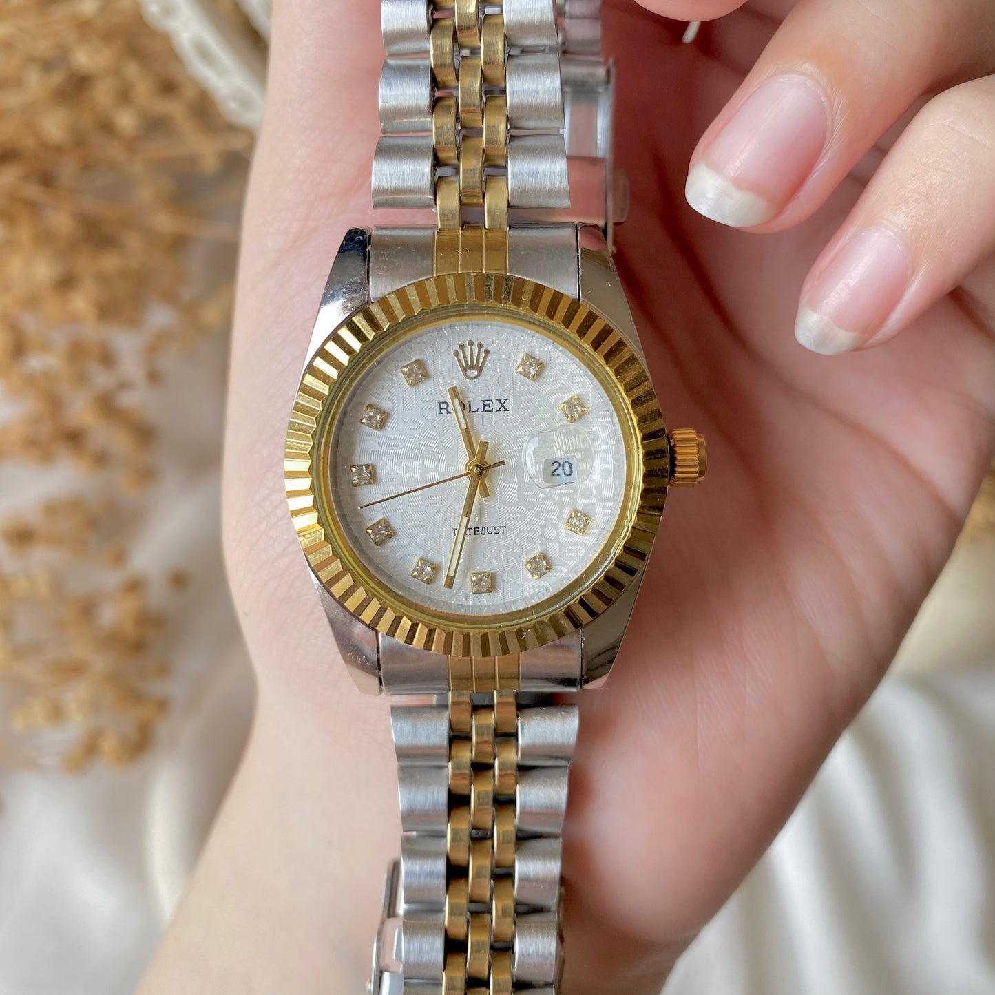 0014 Gold Plated stainless steel Watch