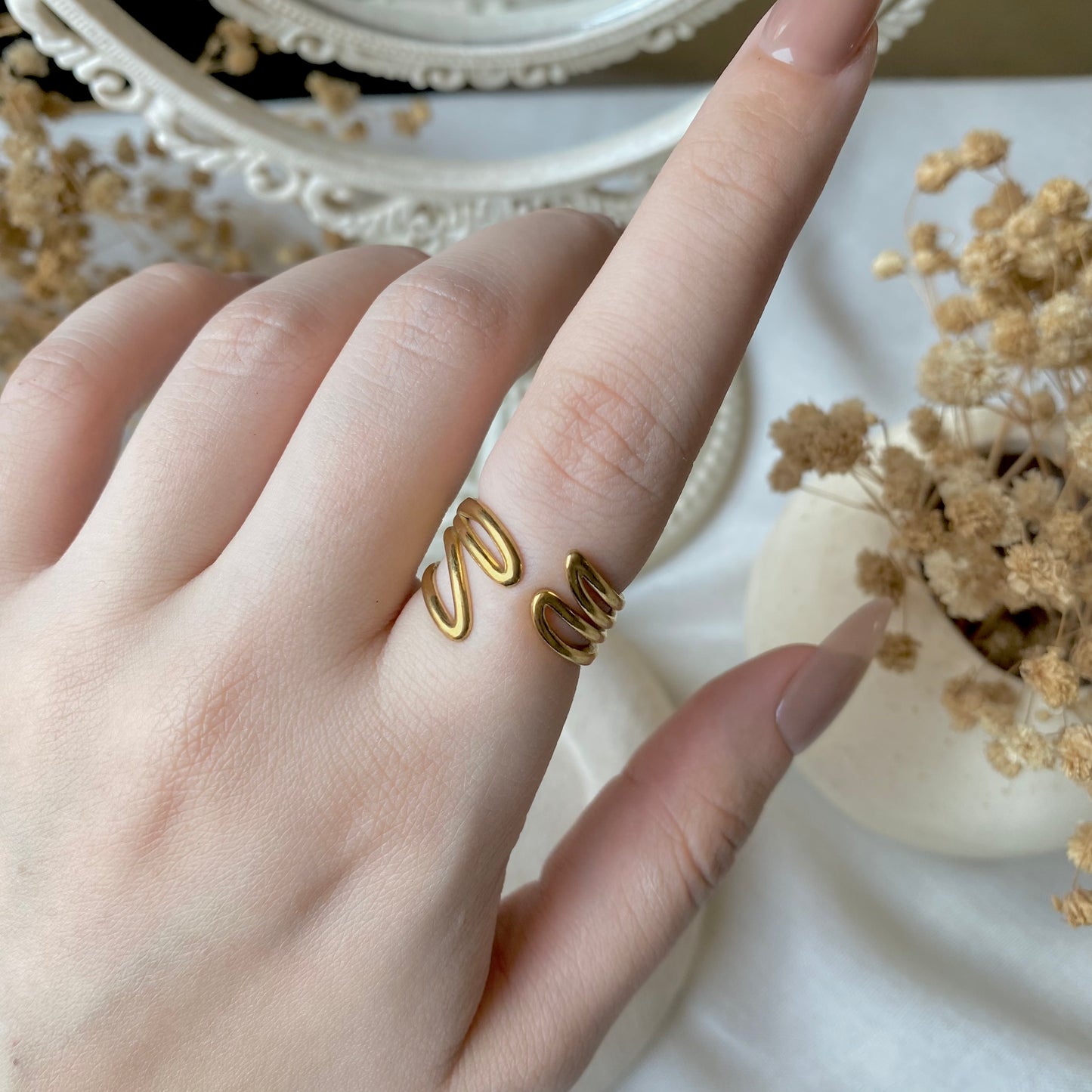 50593 Gold Plated Ring