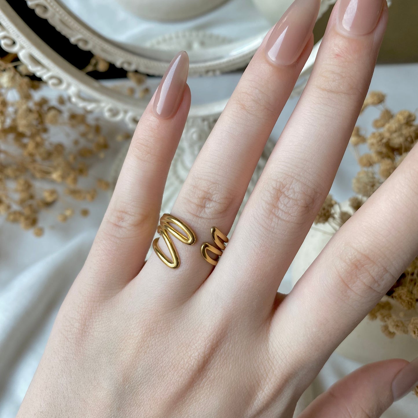 50593 Gold Plated Ring