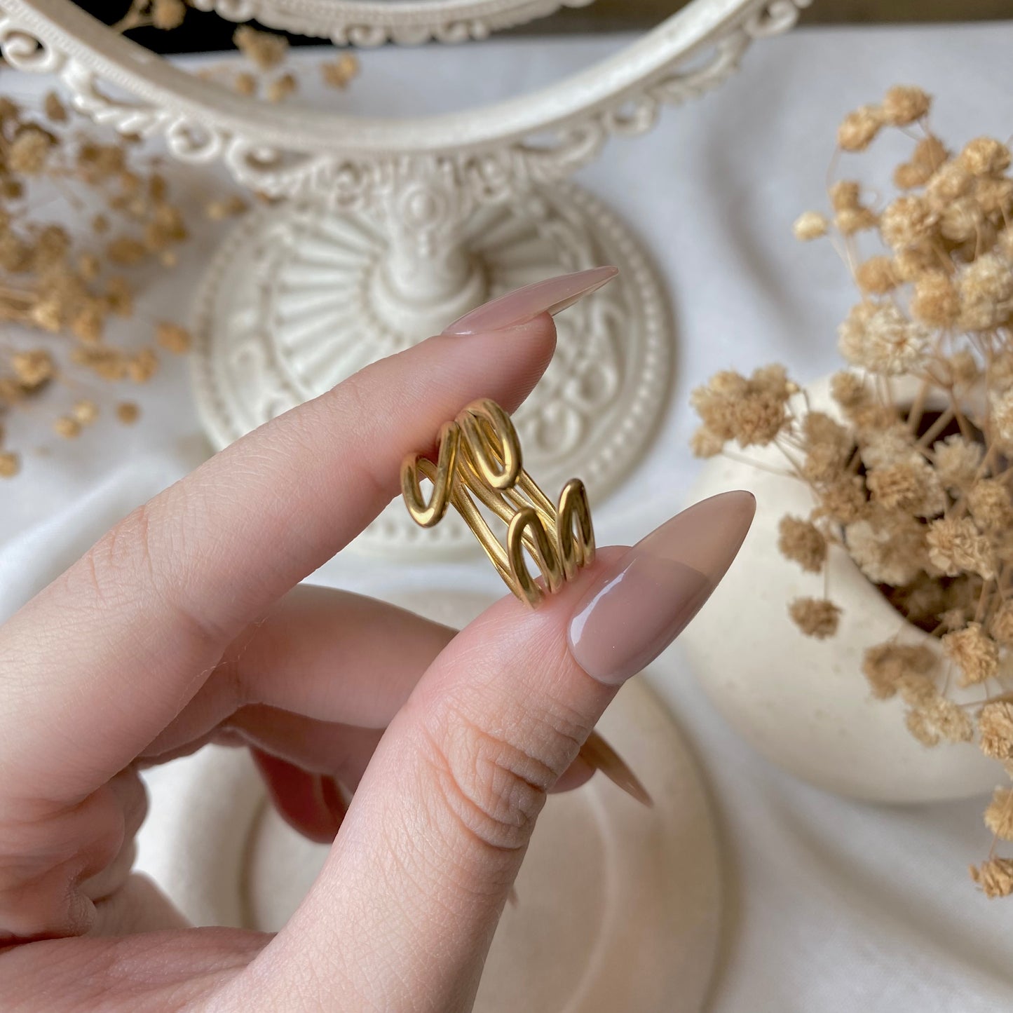 50593 Gold Plated Ring