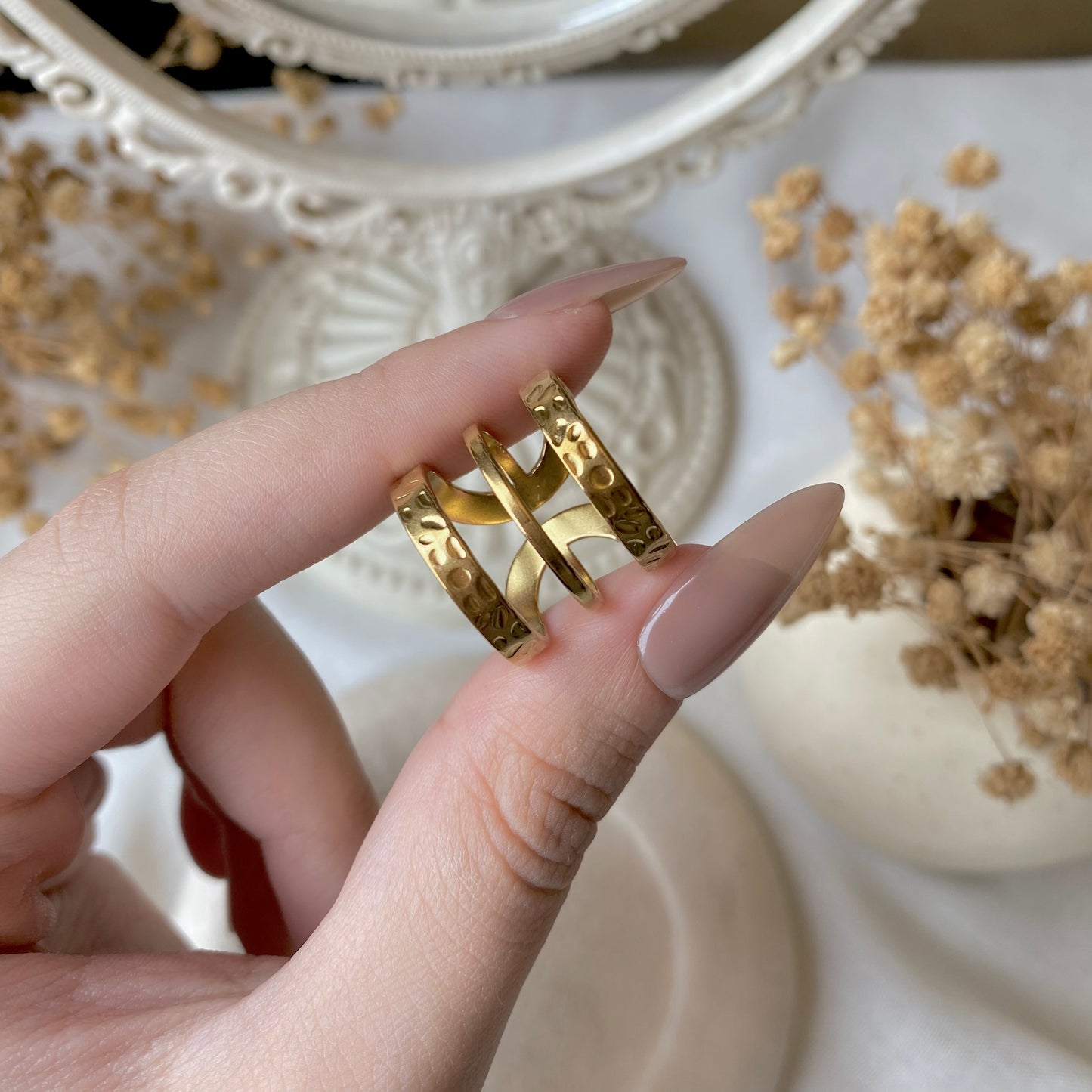 50597 Gold Plated Ring