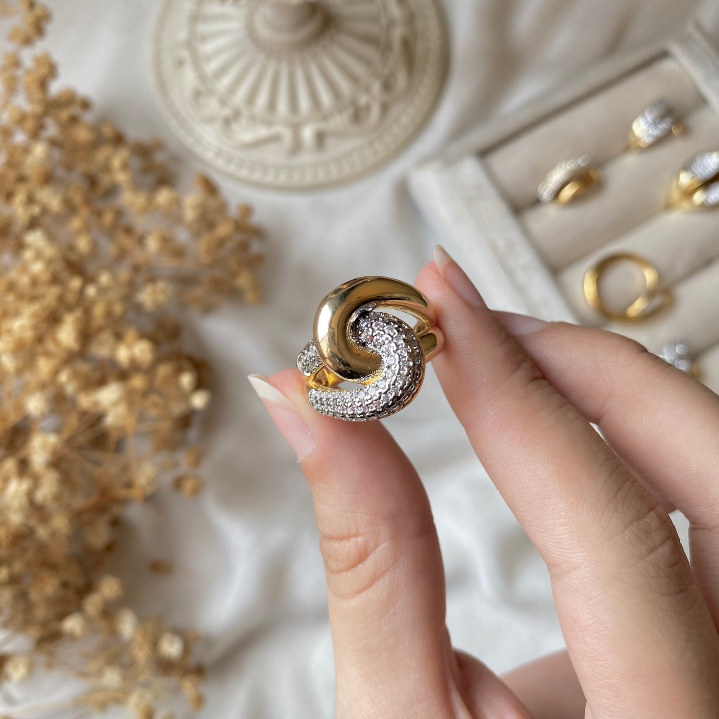 #50034 Copper Gold Plated Ringu