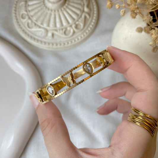 20376 Gold Plated Bangle
