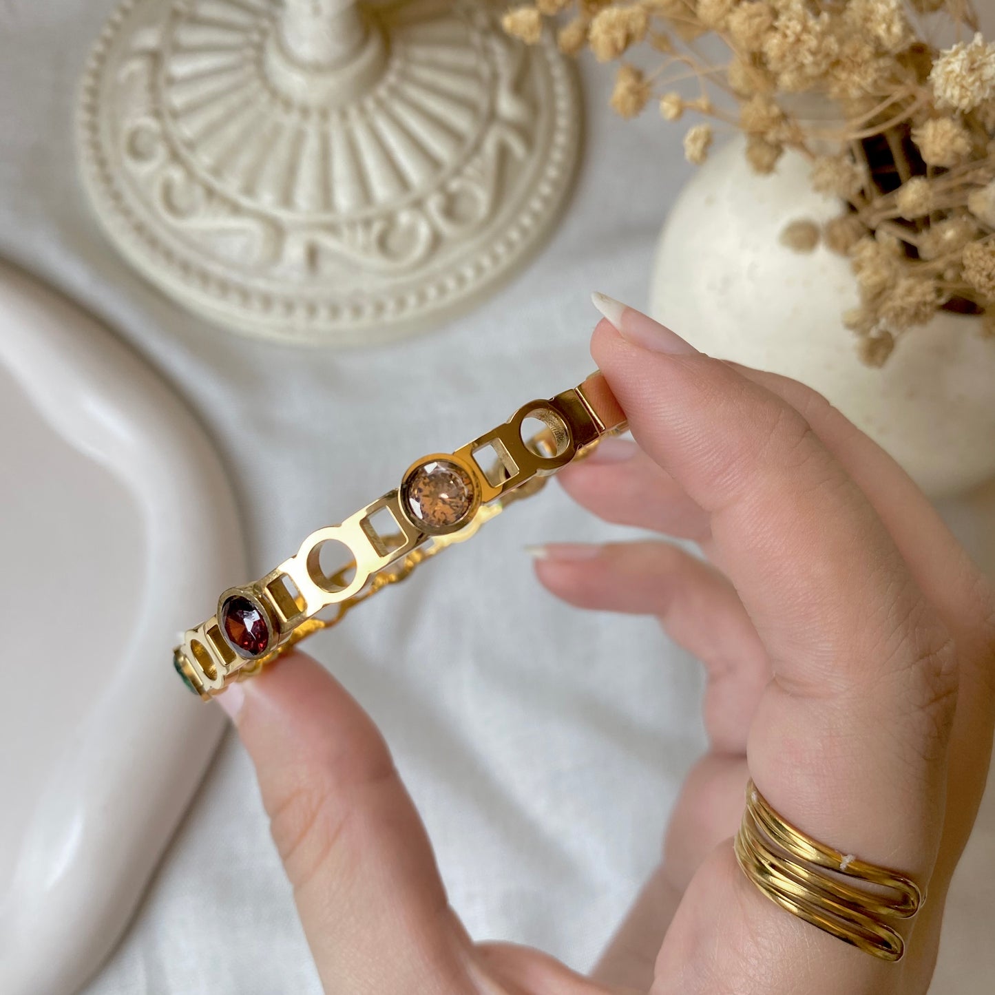 20378 Gold Plated Bangle