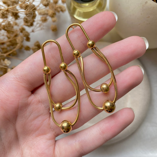 40518 gold plated Earrings