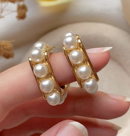 40496 gold plated Earrings