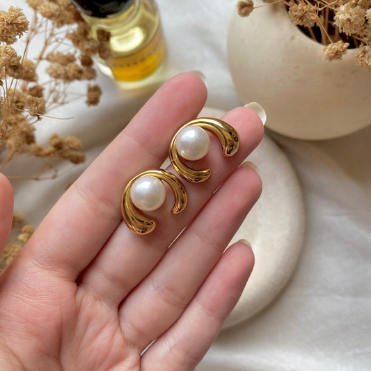 40494 gold plated Earrings