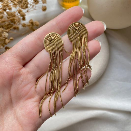40524 gold plated Earrings