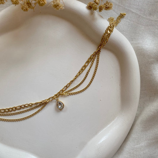 70212 Gold Plated Anklet