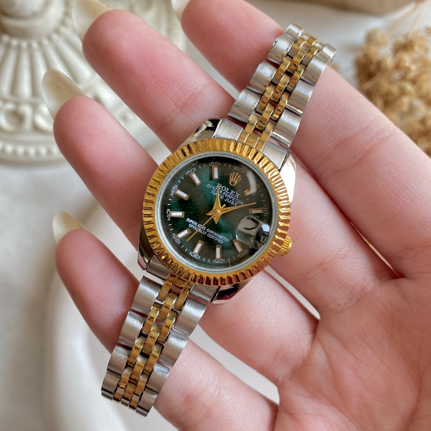 0015-1 Gold Plated stainless steel Watch