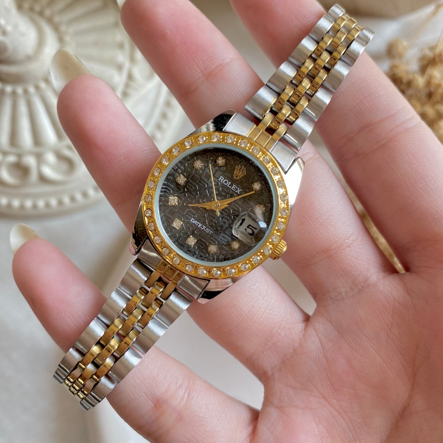 0015-2 Gold Plated stainless steel Watch