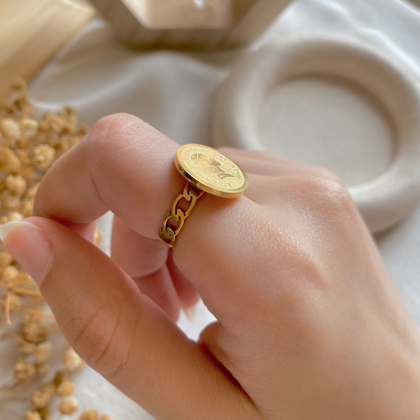 50613 Gold Plated Ring