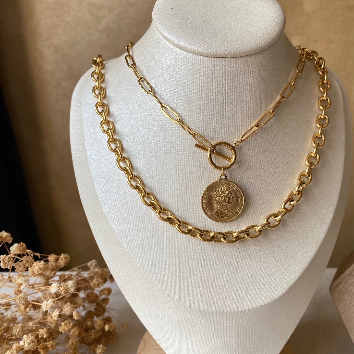 10876 Gold Plated Necklace