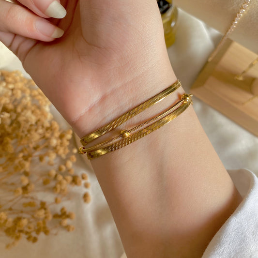 30617 Gold Plated Bracelet
