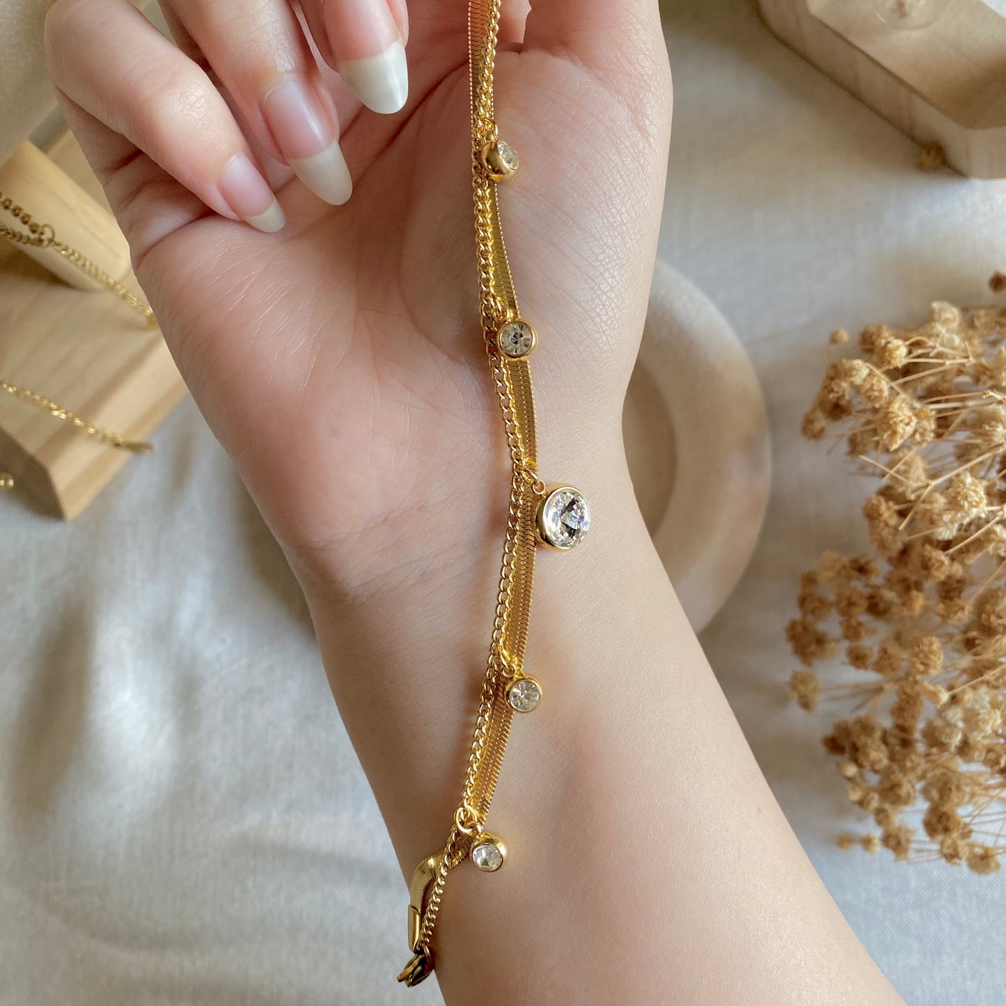 30594 Gold Plated Bracelet