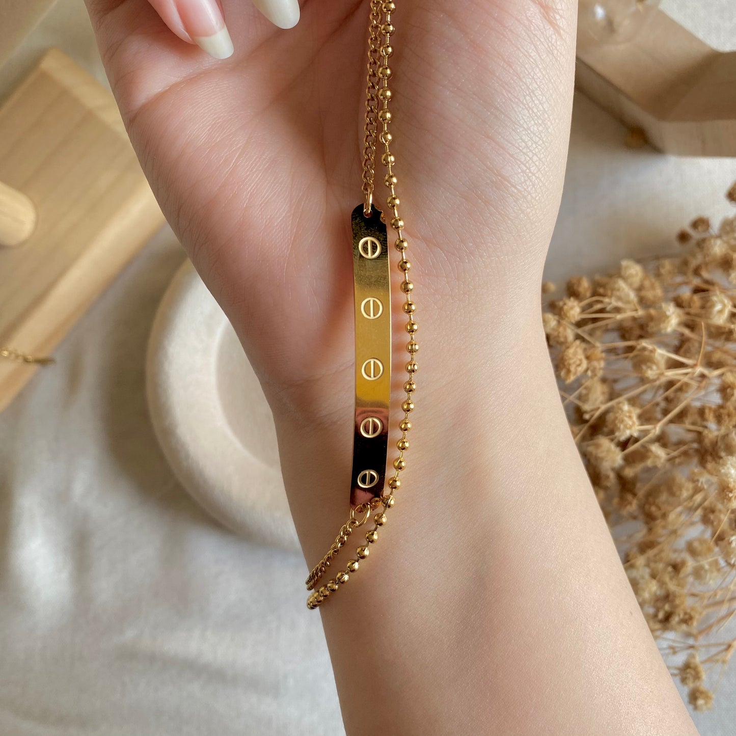 30611 Gold Plated Bracelet