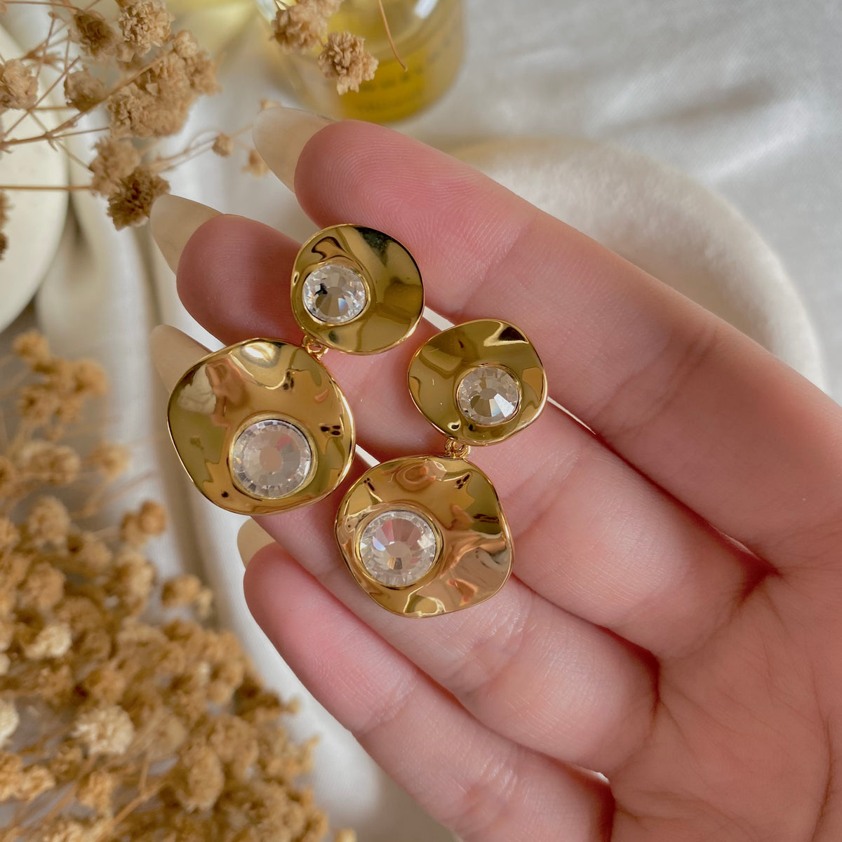 40527 gold plated Earrings