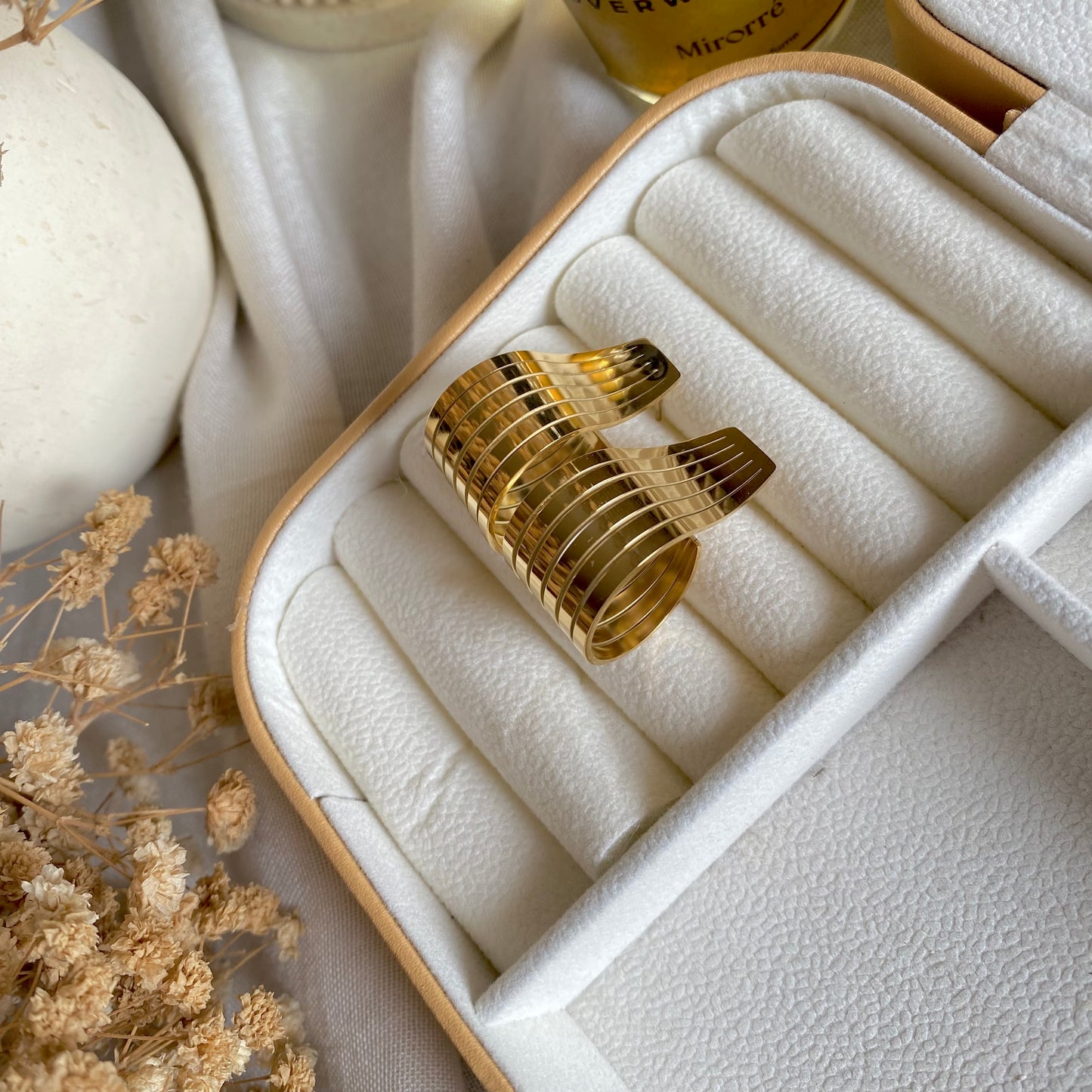 40506 gold plated Earrings