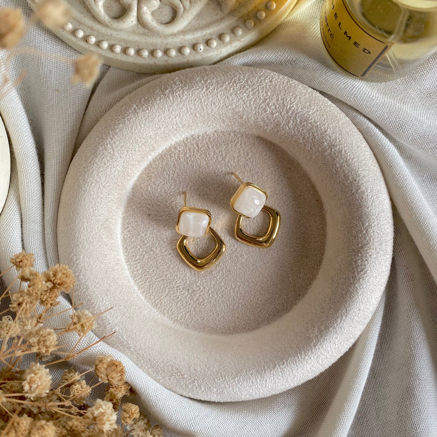 40509 gold plated Earrings