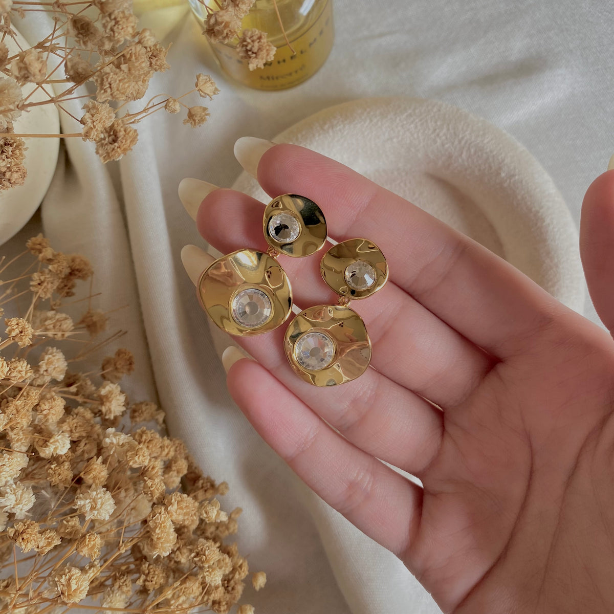 40527 gold plated Earrings