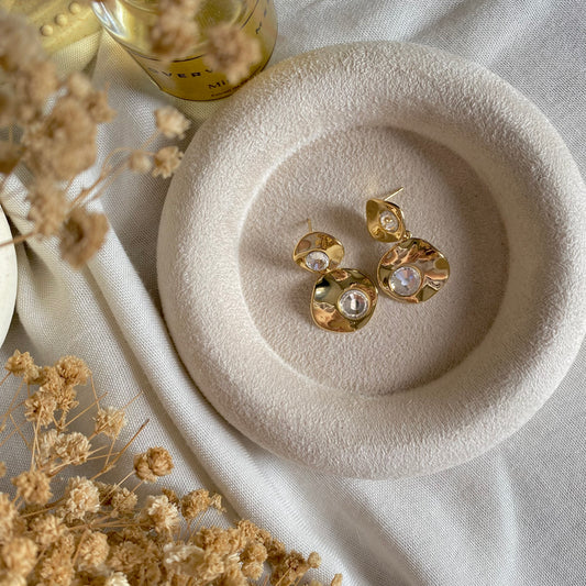 40527 gold plated Earrings