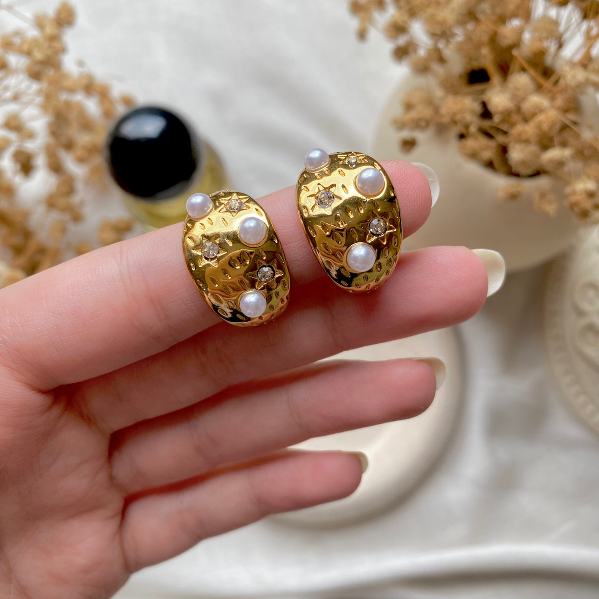 40502 gold plated Earrings