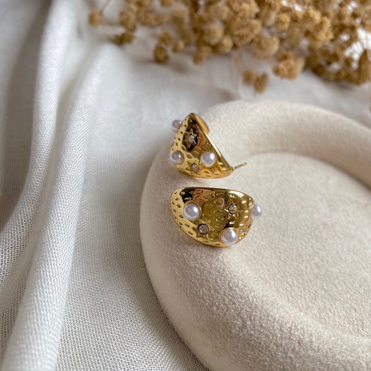 40502 gold plated Earrings