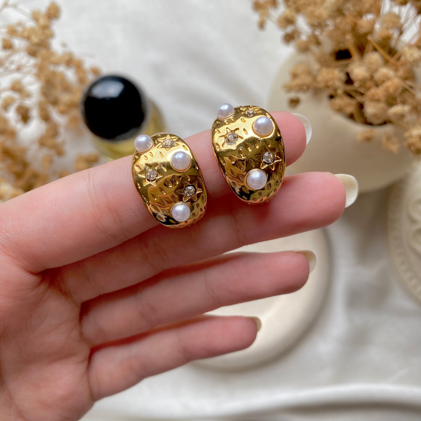 40502 gold plated Earrings