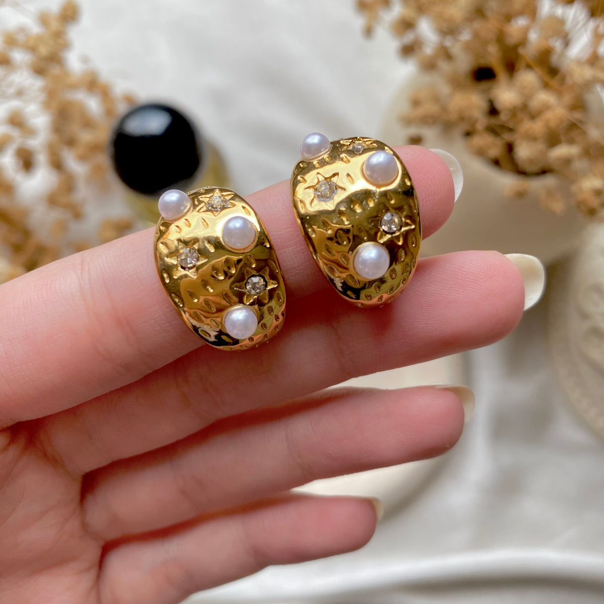 40502 gold plated Earrings