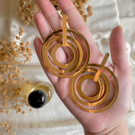 40519 gold plated Earrings