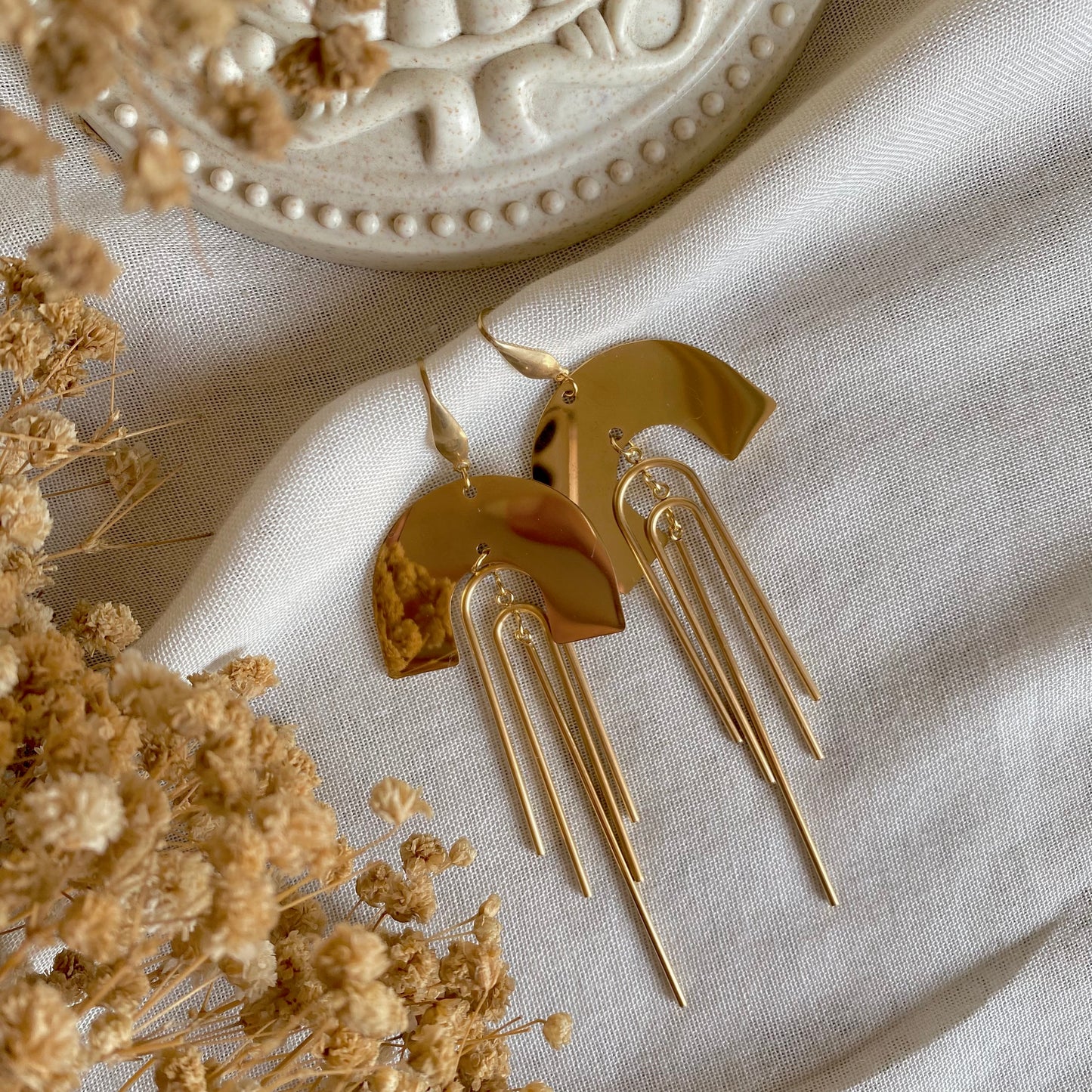 40512 gold plated Earrings