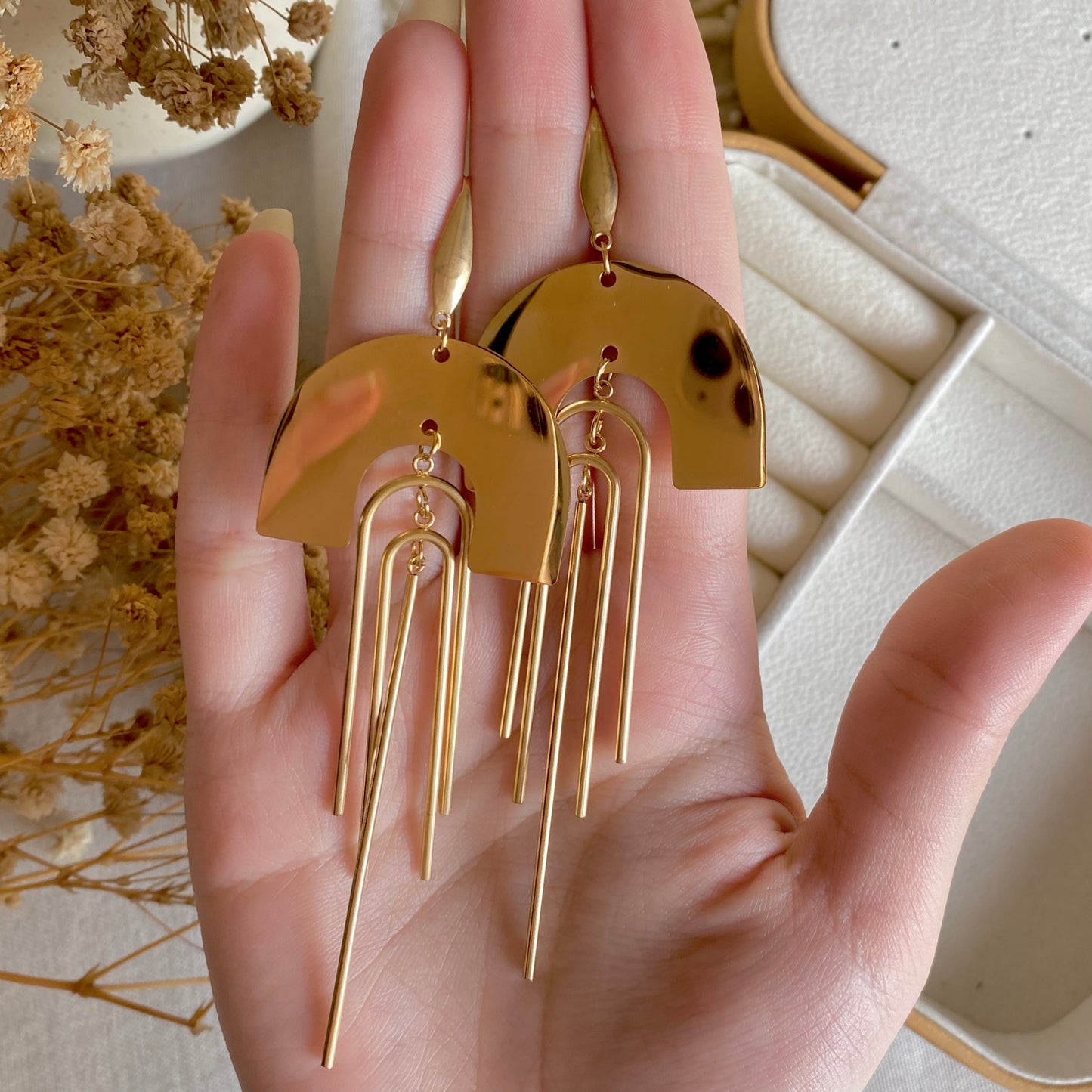 40512 gold plated Earrings