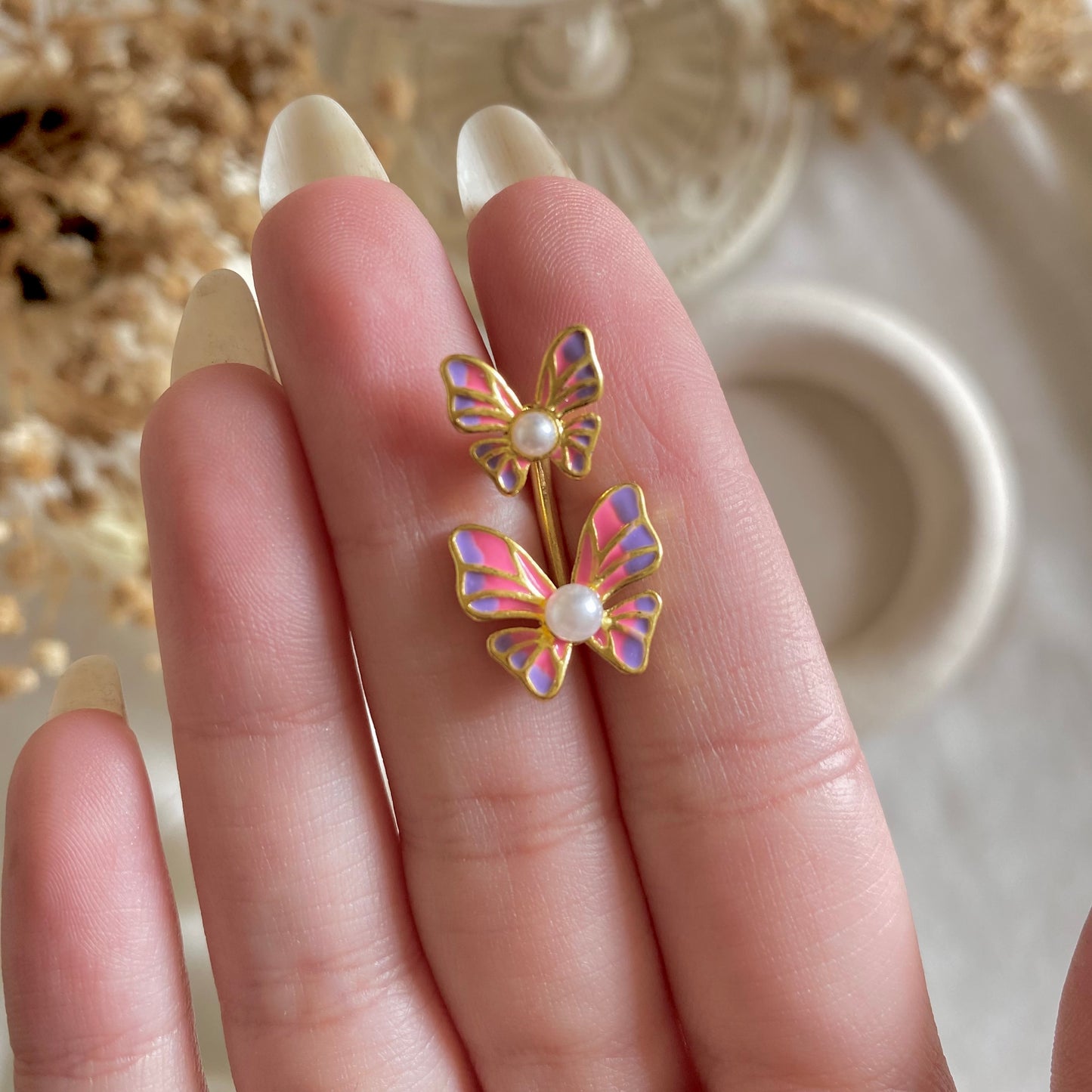 #00112 Copper Gold Plated Piercing