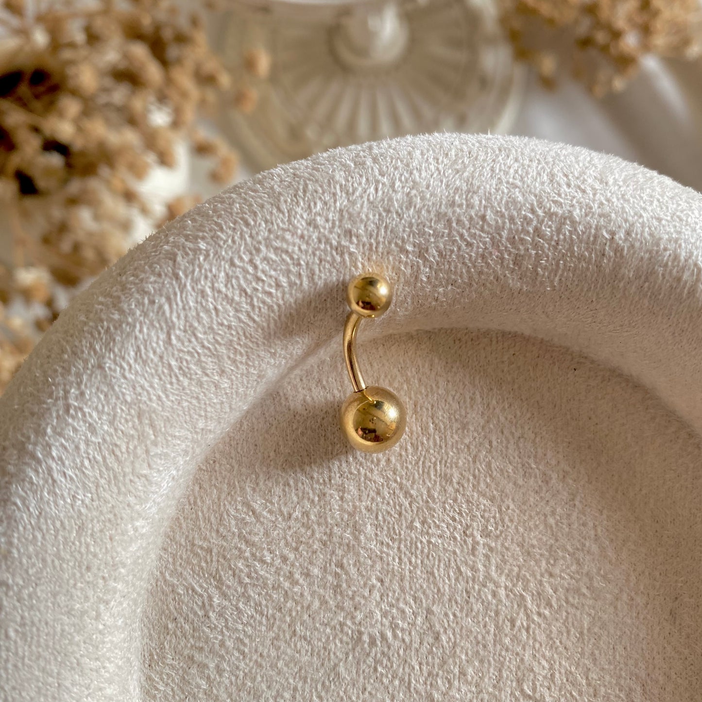 #00110 Copper Gold Plated Piercing