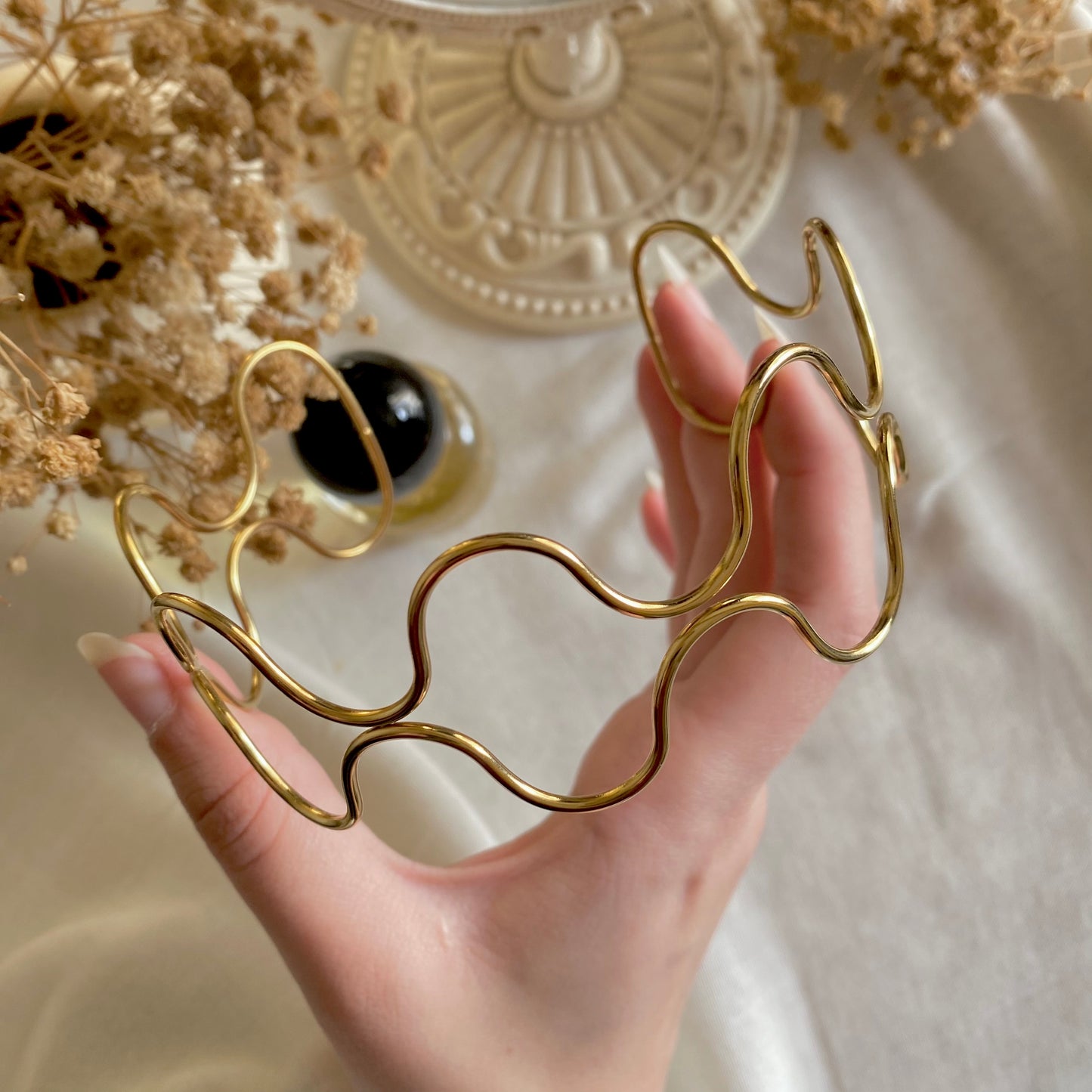 250004 Gold Plated Arm Cuff